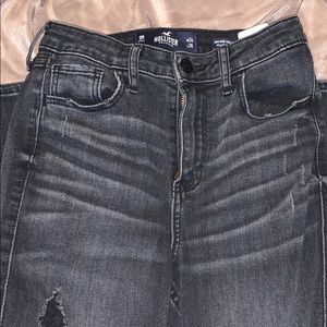 Black high waisted skinny jeans